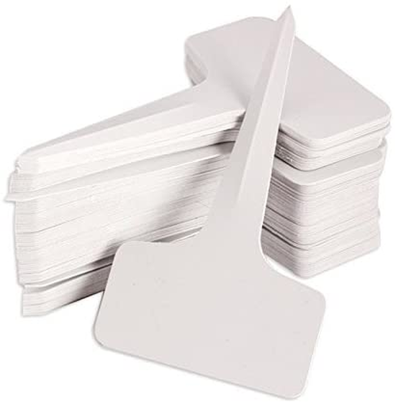 100 Etiquetas De Plastico Tipo T Para Plantas De 6 X 10 Cm, Etiquetas Para V...