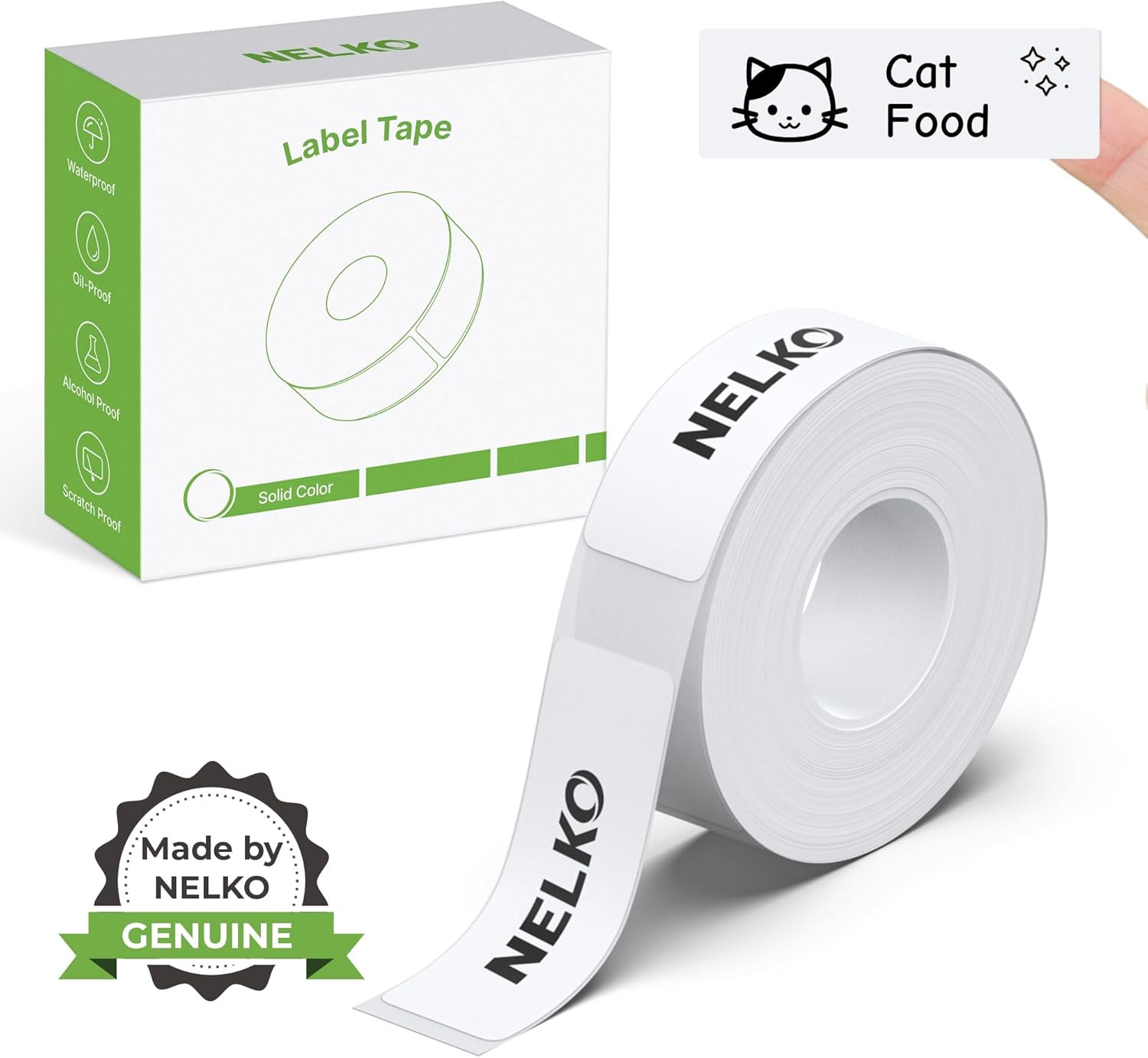 Genuine P21 Label Maker Tape, 14X40Mm (0.55