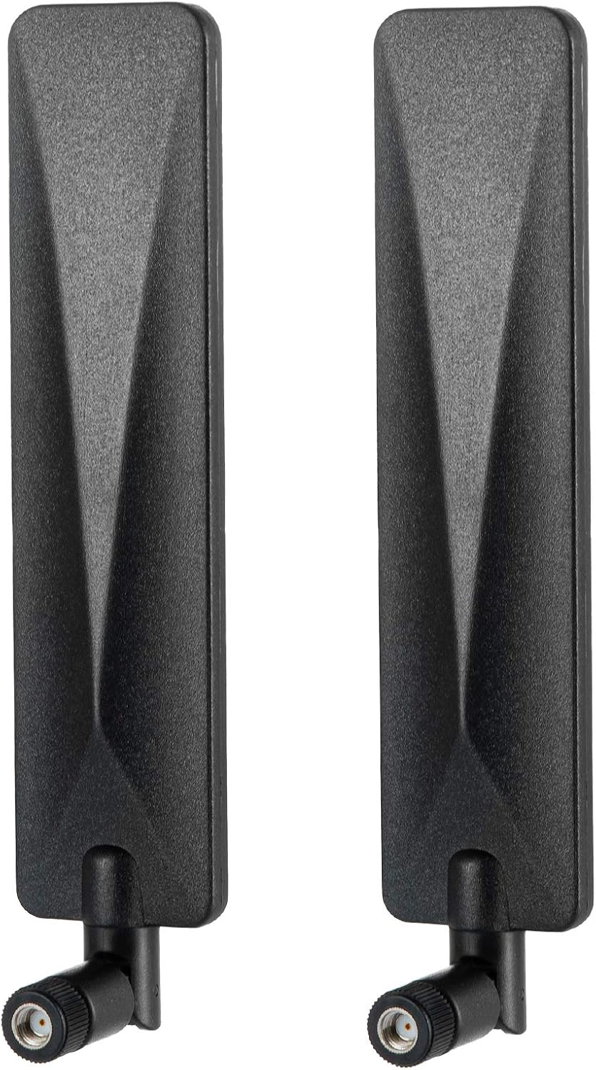 9Dbi RP-SMA Male 4G LTE Cellular Trail Camera Long Range Antenna Compatible with Spypoint Tactacam Stealth Cam and More Cellular Trail Camera (Pack of 2)