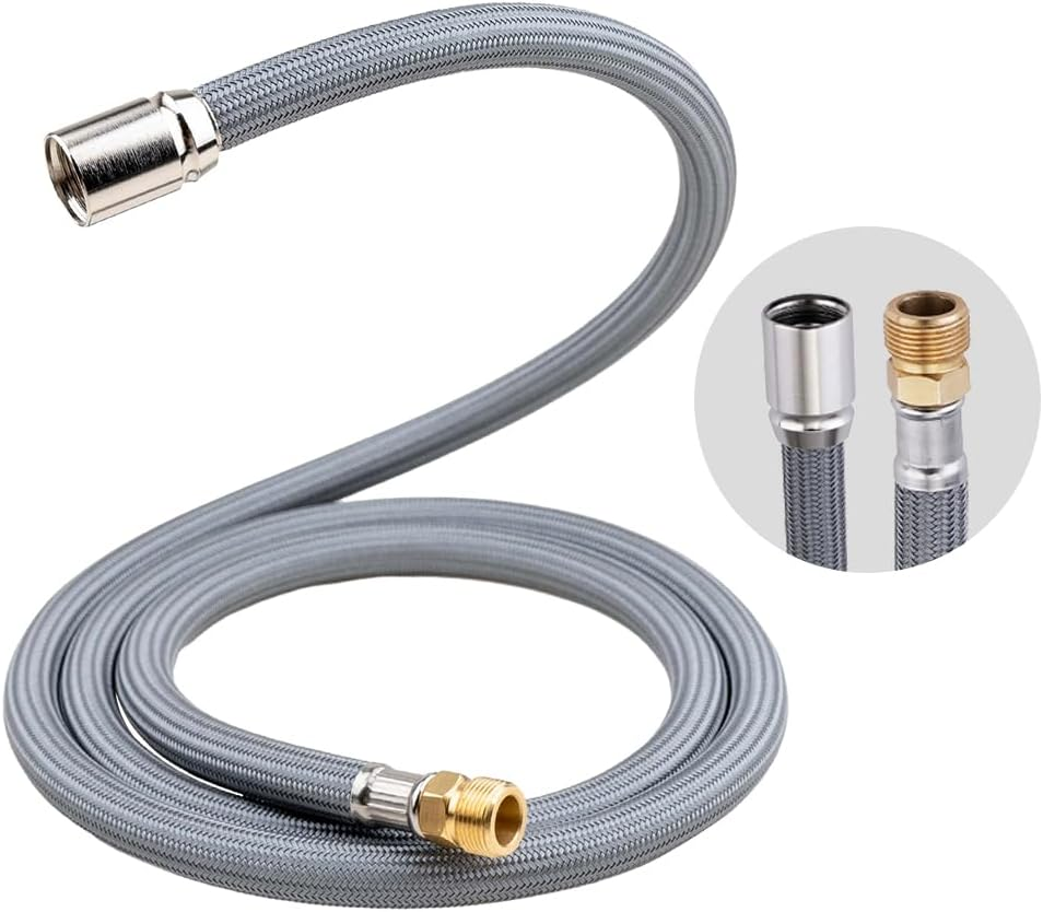 Kitchen Faucet Replacement Hose for American Standard M922367-007220A, Faucet-Supply-Lines, Kitchen Sink Hose Replacement - 59” Hose for Sink Faucet (Faucet Hose)