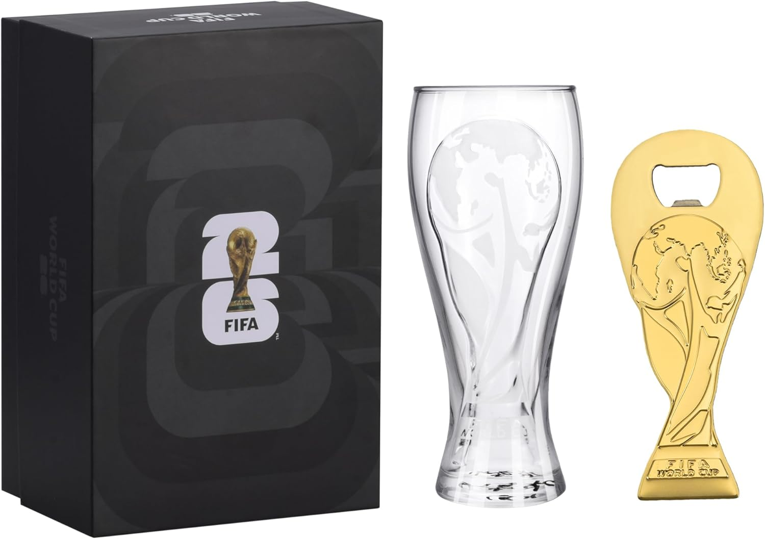 非売品 FIFA World Cup 2026 オフィシャルホスタピリティグラス Official FIFA World Cup 2026 Edition - 17Oz Pilsner Beer Glass & 6