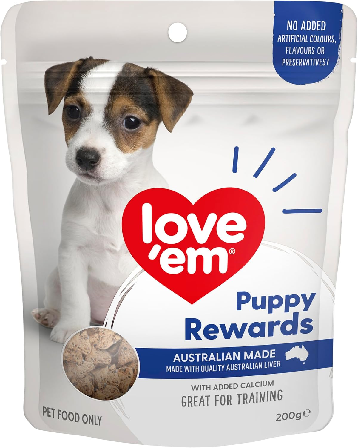 Love'em Dog Treats Puppy Rewards 1.2kg (200g x6)