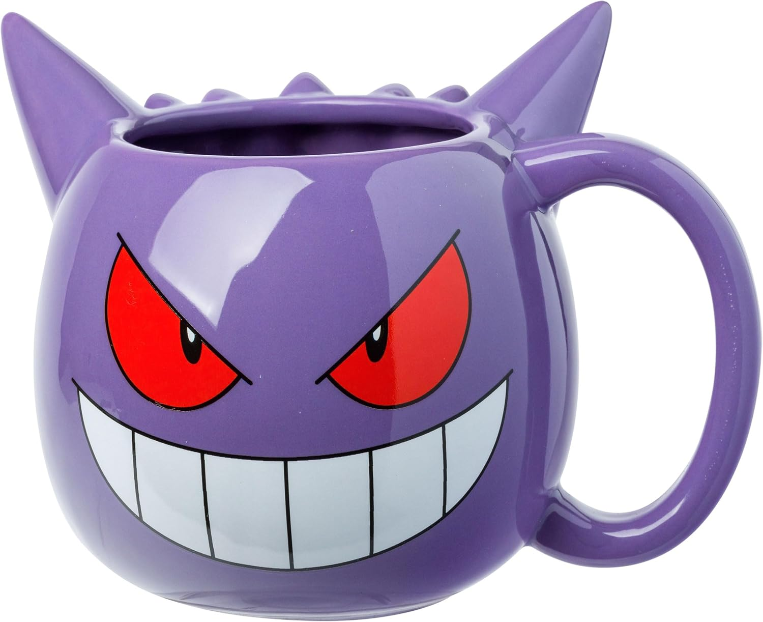 Pokemon Gengar 3D Sculpted Ceramic 20 Oz Coffee Mug, Great Gift for Pokemon Fans