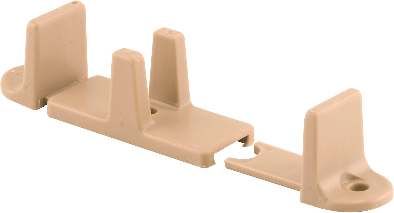 Prime-Line N 7316 Closet Door Adjustable Guide, 1 In. High (2 Pack)