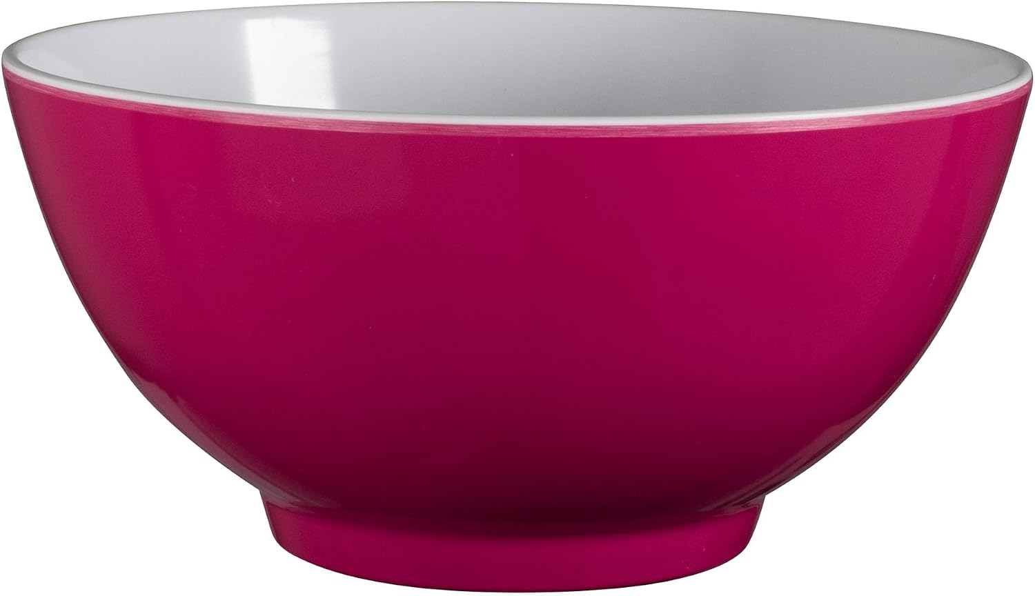 Two-Tone Melamine Bowl 15 X 7 Cm, Fuchsia Pink