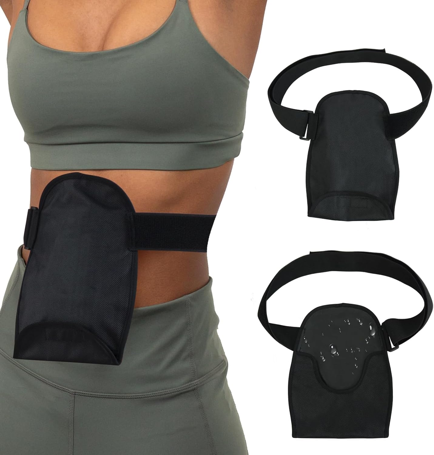 Waterproof Ostomy Bag Covers Adjustable Universal Stoma Pouch Cover for Ileostom