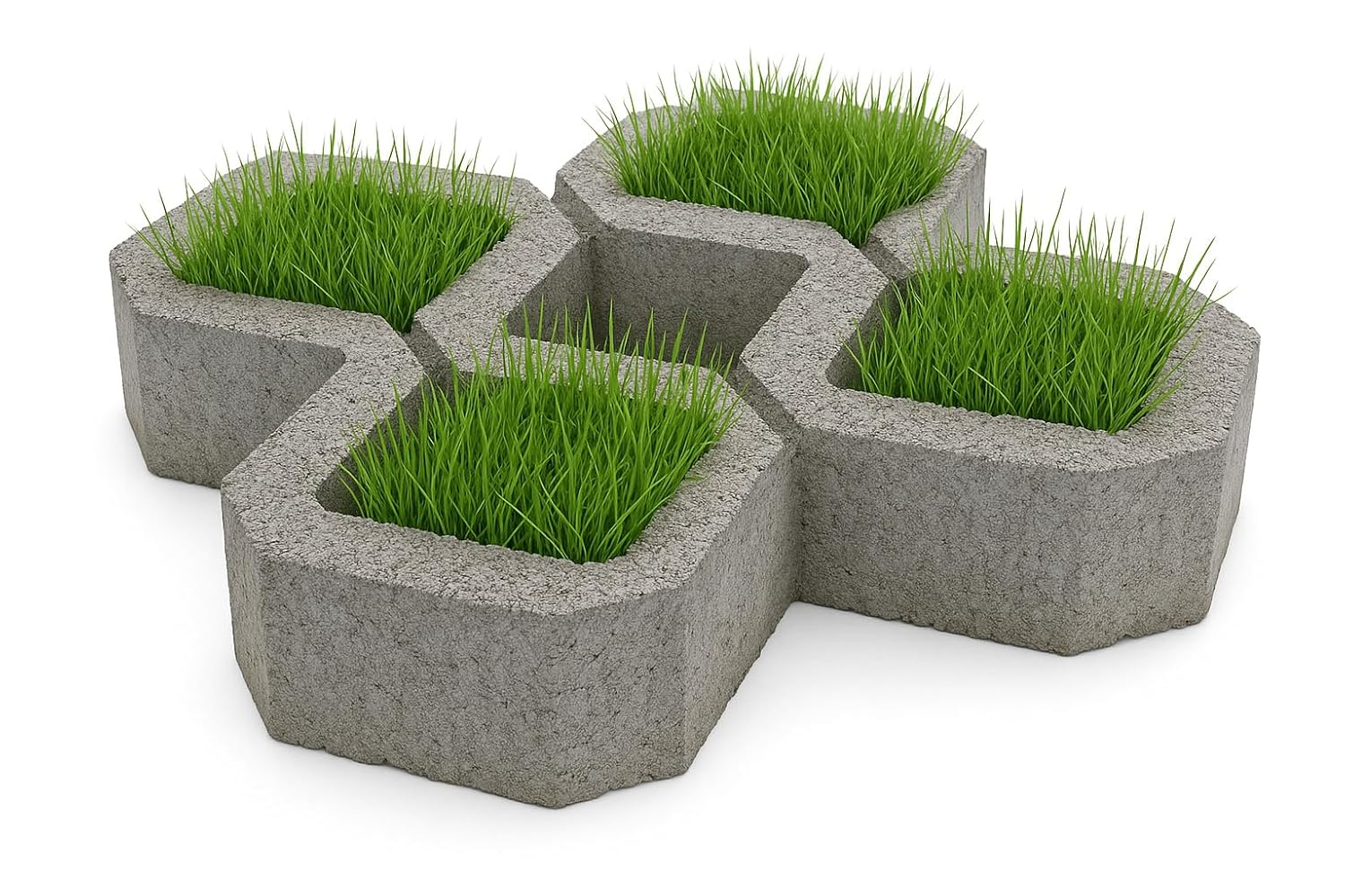 Concrete Grass Pavers Breeze Block Paving Bricks Mold ABS 2Mm Parking - Plastic Mold