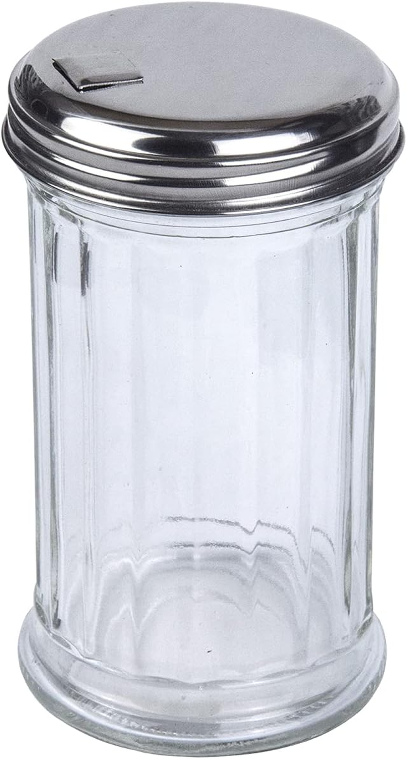 Glass Sugar Shaker Dispenser Pourer, 5.5 Inch