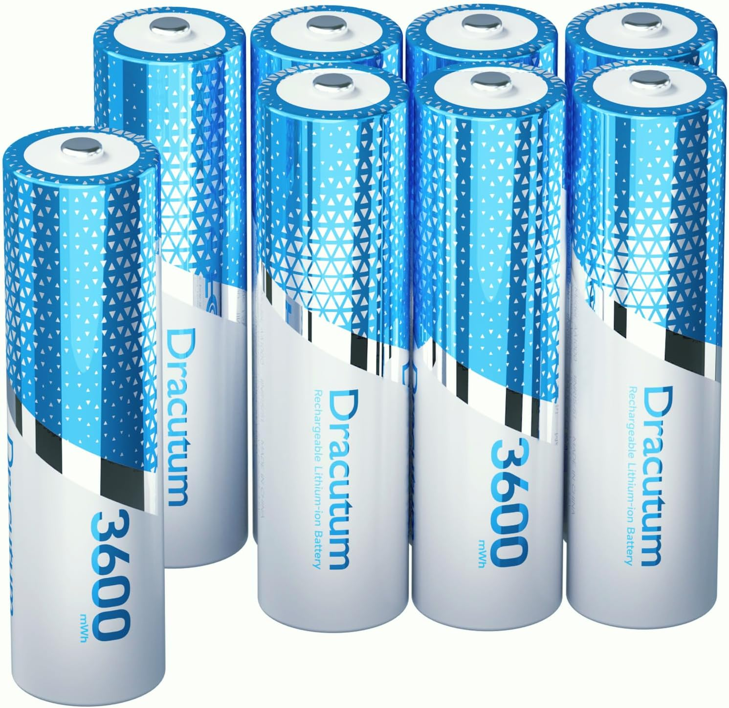 3600Mwh AA Rechargeable Batteries, 1.5V Lithium AA Batteries