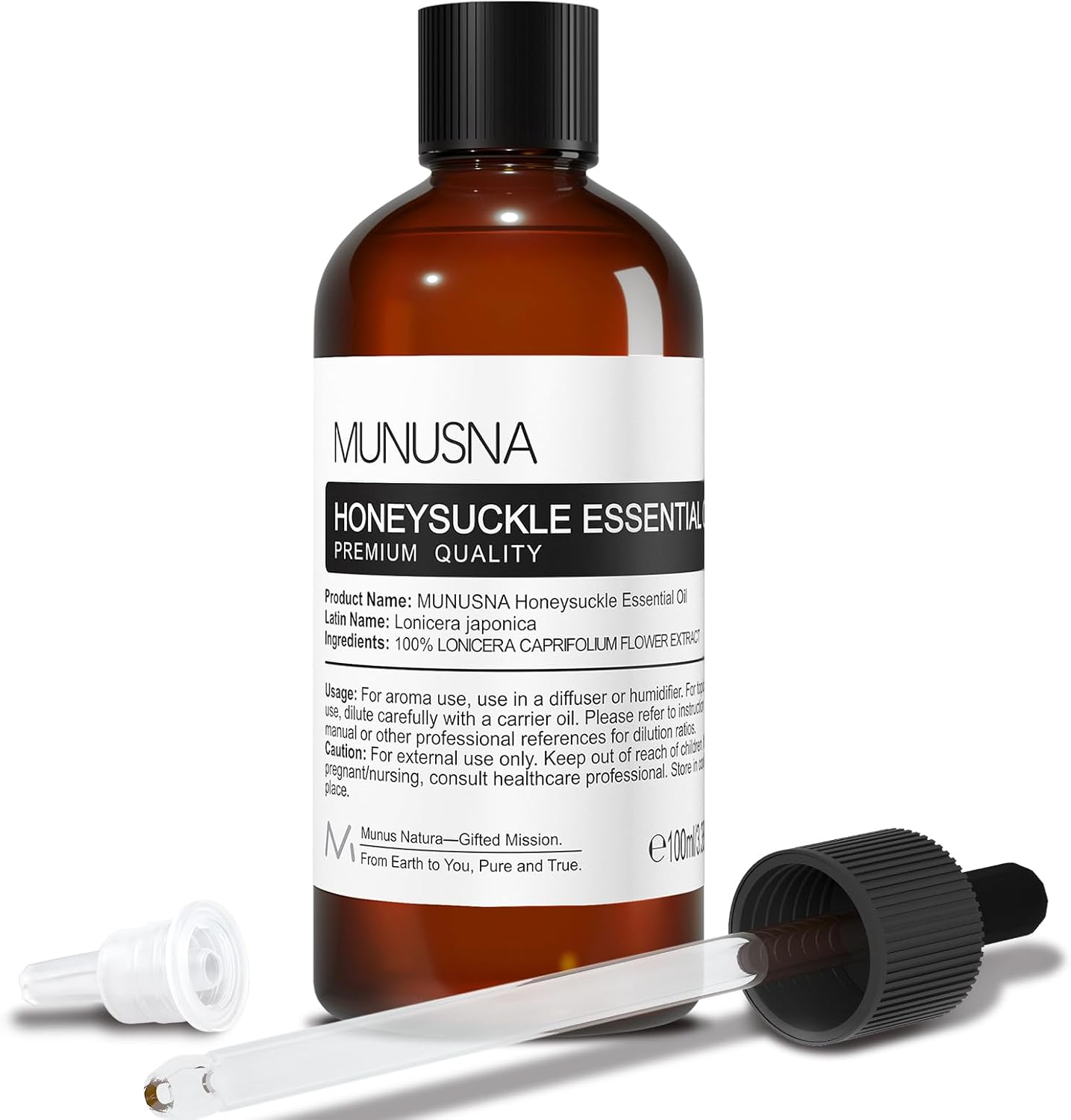 Honeysuckle Essential Oil 100 Ml — 100% Natural Honeysuckle Oil for Diffuser