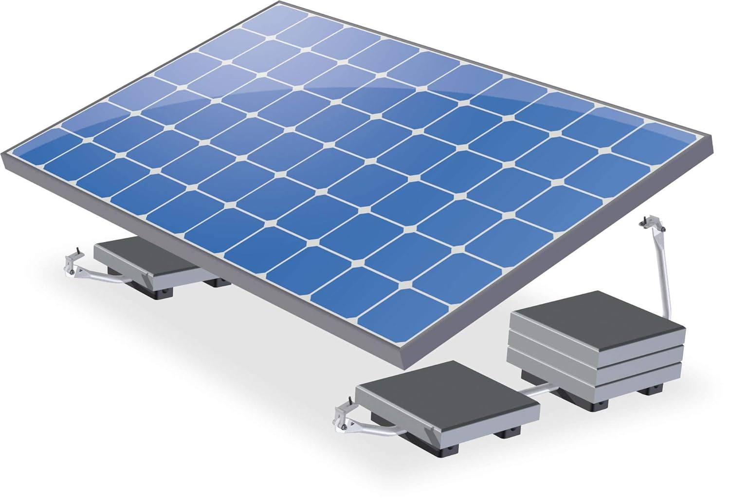 Valkbox 3 17° Flachdach Oder Boden Photovoltaik Solarmodul Aufständerung