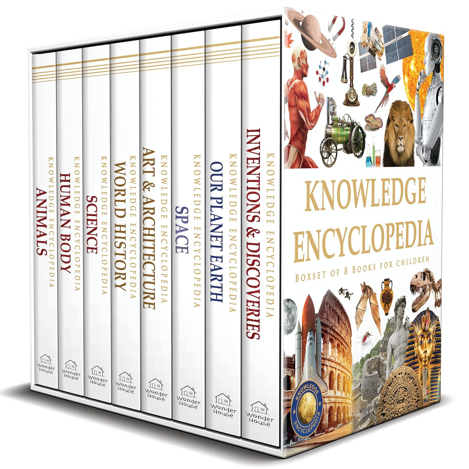 Knowledge Encyclopedia - Boxset of 8 Books for Children (Knowledge Encyclopedia for Children)