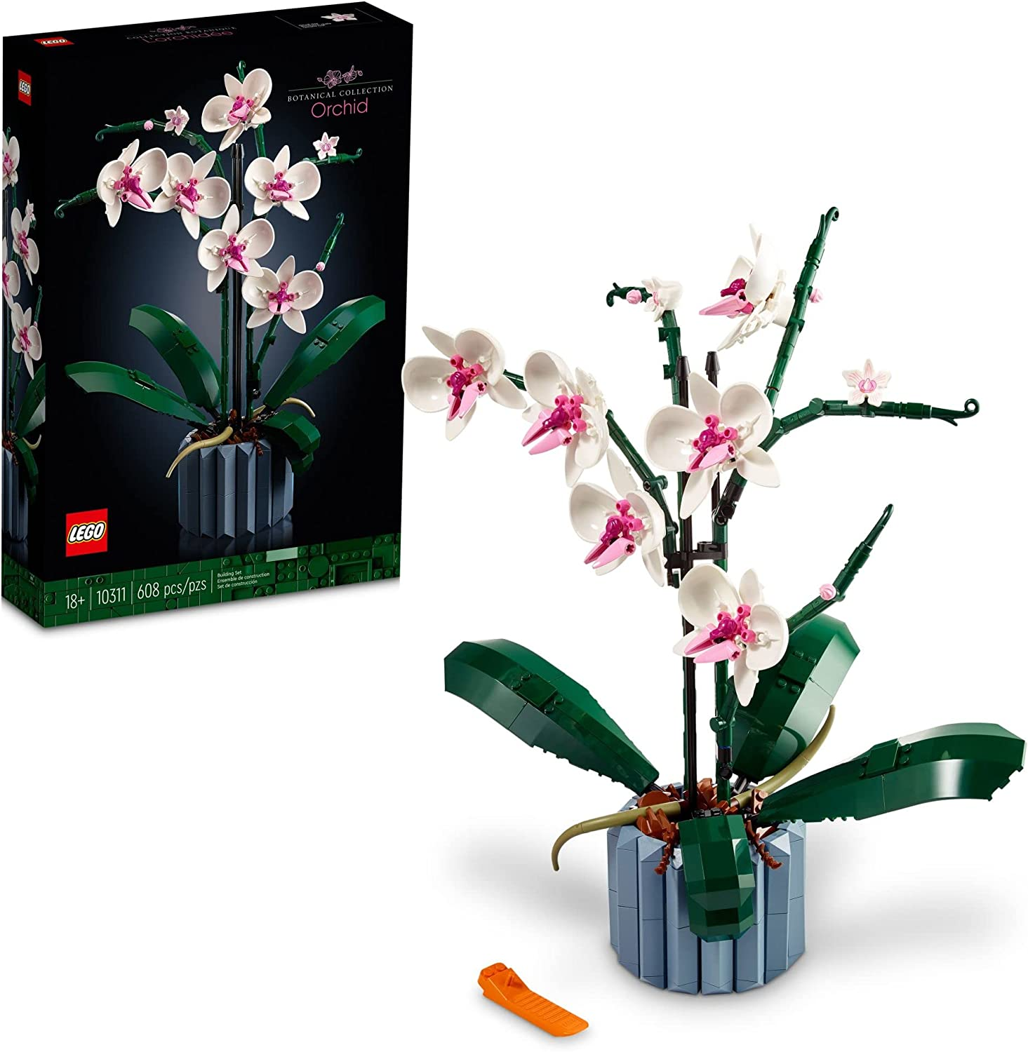 LEGO Botanicals Orchid Building Set for Adults - Indoor Flower Decor 10311