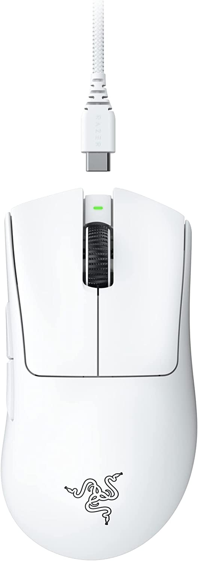 Deathadder V3 Pro - Ultra-Lightweight Wireless Ergonomic Esports Gaming Mouse - White