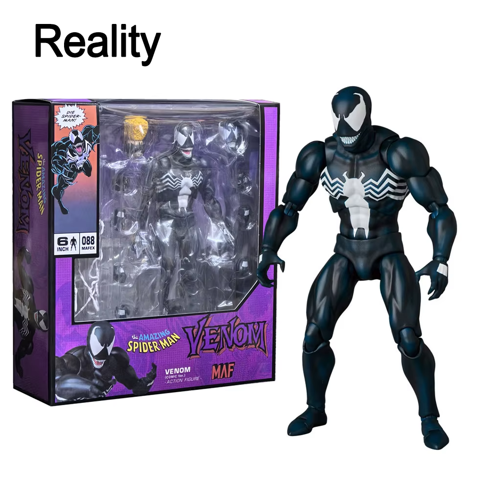 Mafex 088 Venom Action Figure, Spider-Man, Venom, S.H.