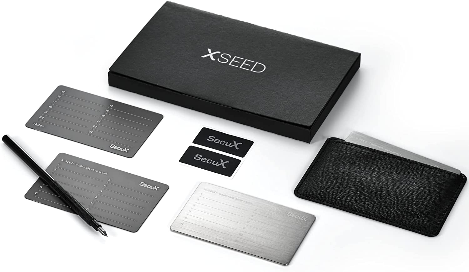 Secux – XSEED - Secure Bitcoin Wallet Crypto Seed Storage Steel Plate -  Compatib | eBay