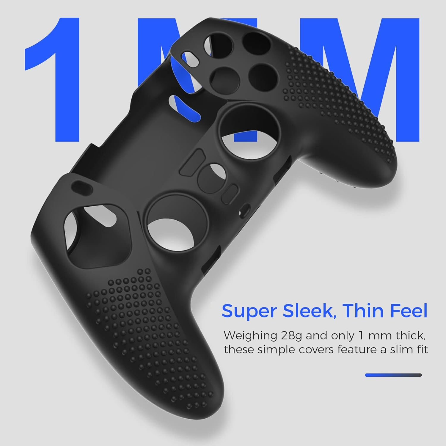KOEBSHPE Anti-Slip Cover for PS5 DualSense Controller, Accessories Including ... - Picture 7 of 14