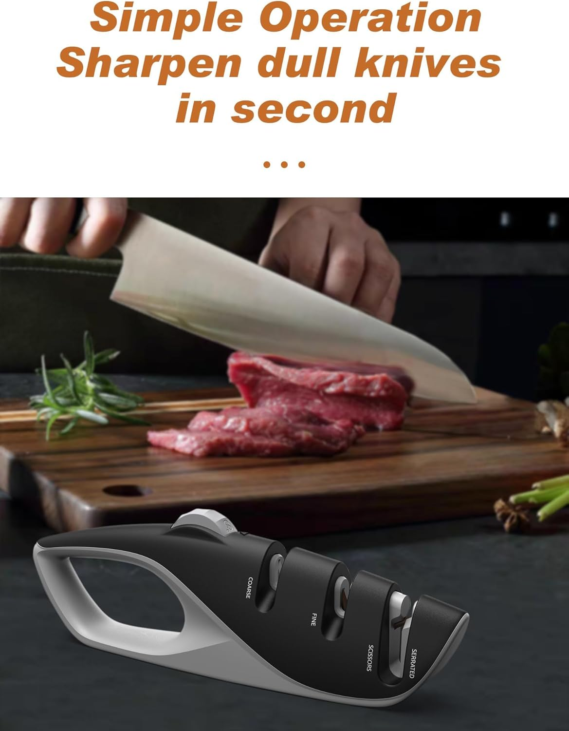 Professional 5 Angle Adjusted Guides Knife Sharpener Tool with Self-adapted F... - Picture 9 of 13