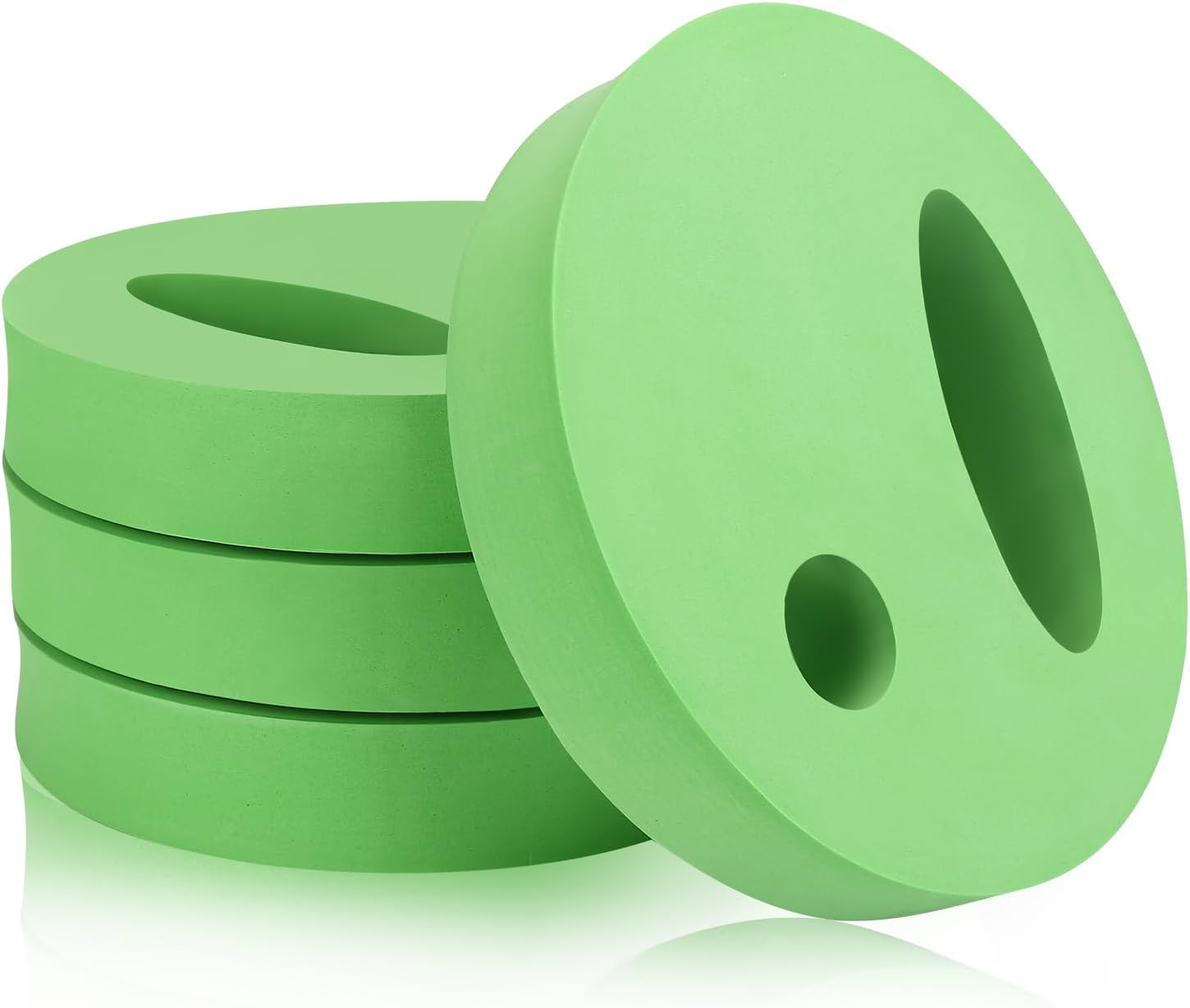 4 PCS Water Exercise Discs Hand Held Swim Discs Pool Resistance Water Weights, EVA Foam, Water Aerobics Set for Aquatic Exercise Pool Fitness, Water Aerobic Equipment for Adults, Swimming Beginner