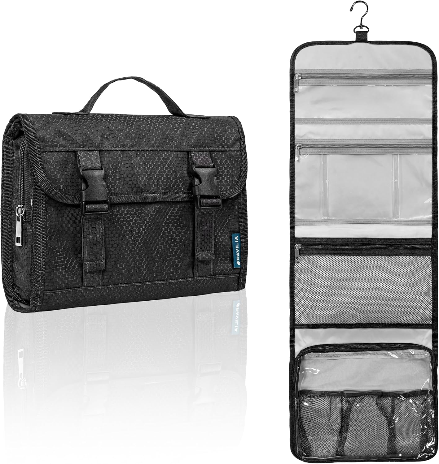 Travel Hanging Toiletry Bag for Women Men, Extra Large Capacity Makeup Bag Ki...