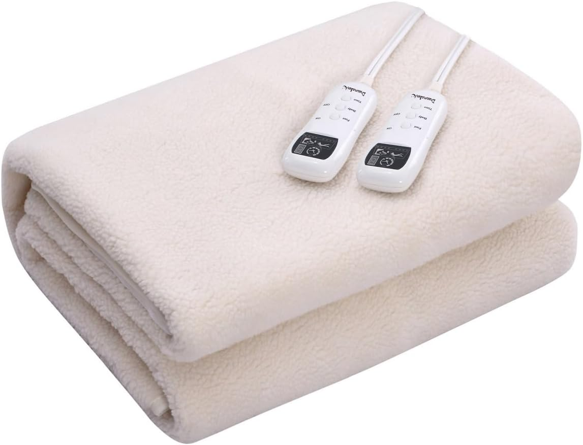 Dreamaker Fleece Top Multizone Electric Blanket Fully Fitted Heated Blanket O... - Picture 11 of 14