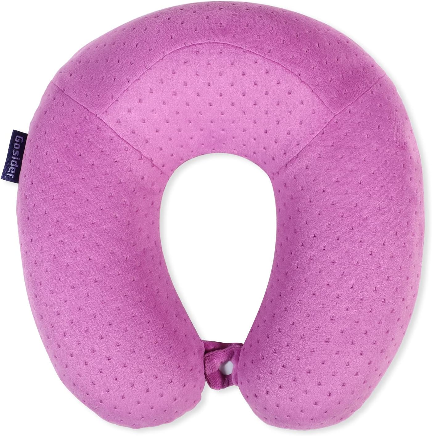 Airplane Pillow Comfortable Neck Pillow for Travel Purple Travel Neck Pillow U Shape Memory Foam Breathable Pillow for Head and Neck Support, Portable Travel Pillow