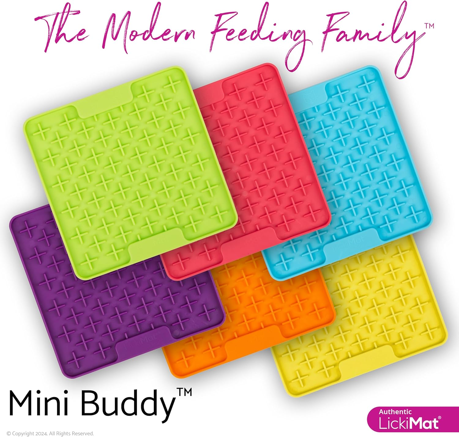 LickiMat Mini Classics - Interactive Pet Feeding Mat for Dogs, Slow Feeder wi... - Picture 8 of 24