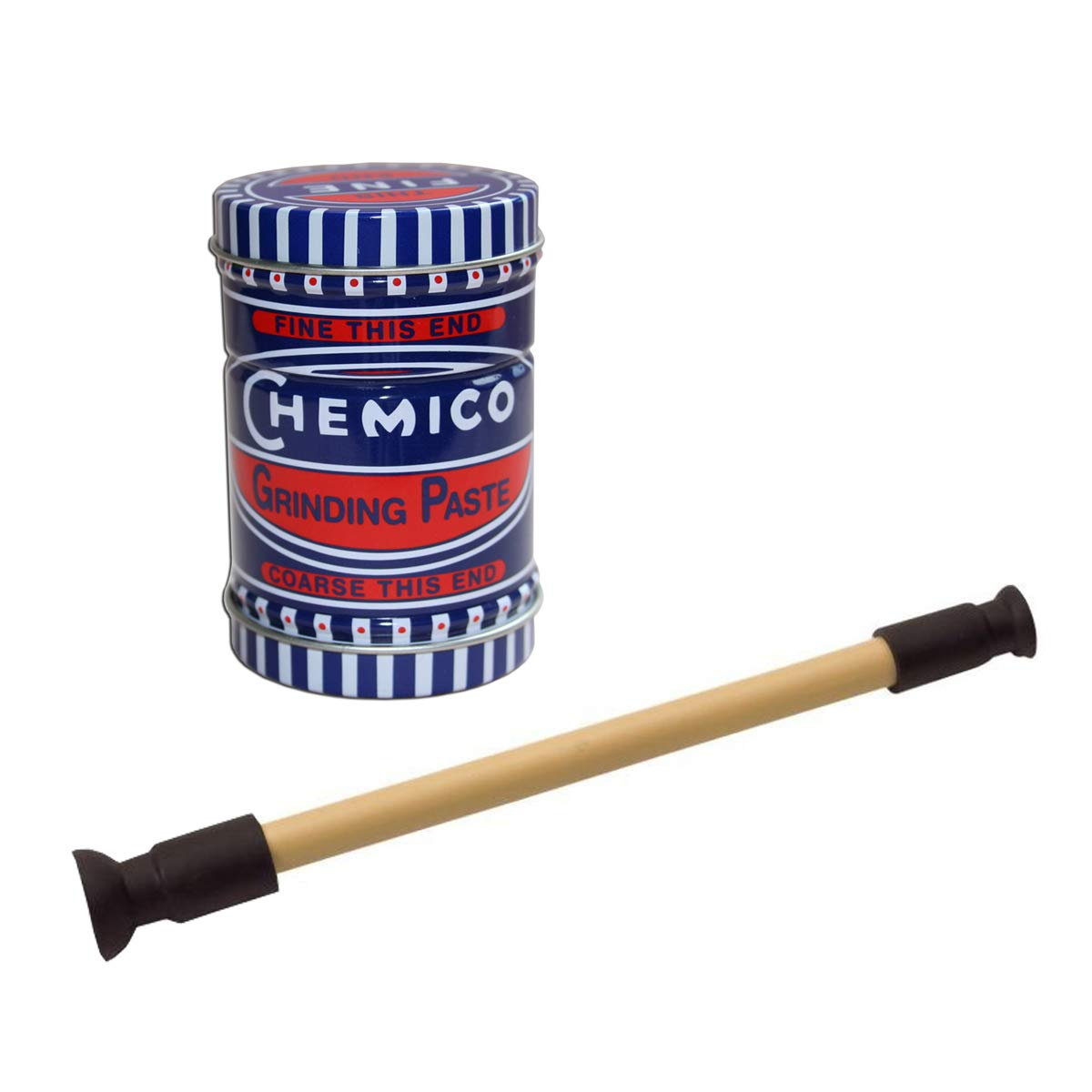 Chemico Valve Grinding Paste 100G Fine & Coarse Grade + Lapping Stick Tool Set