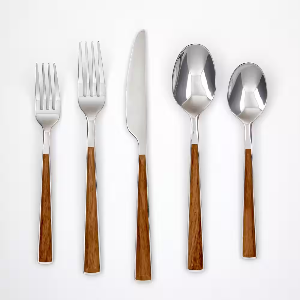 Esben 20-Piece Silver 18/0-Stainless Steel Flatware Set (Service for 4)