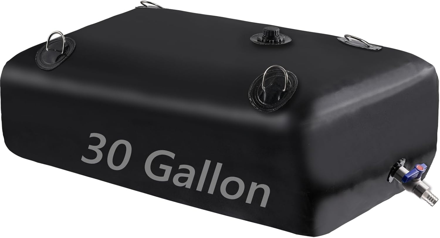 Tanque de agua portatil plegable Gran capacidad de 30 galones con de diametro