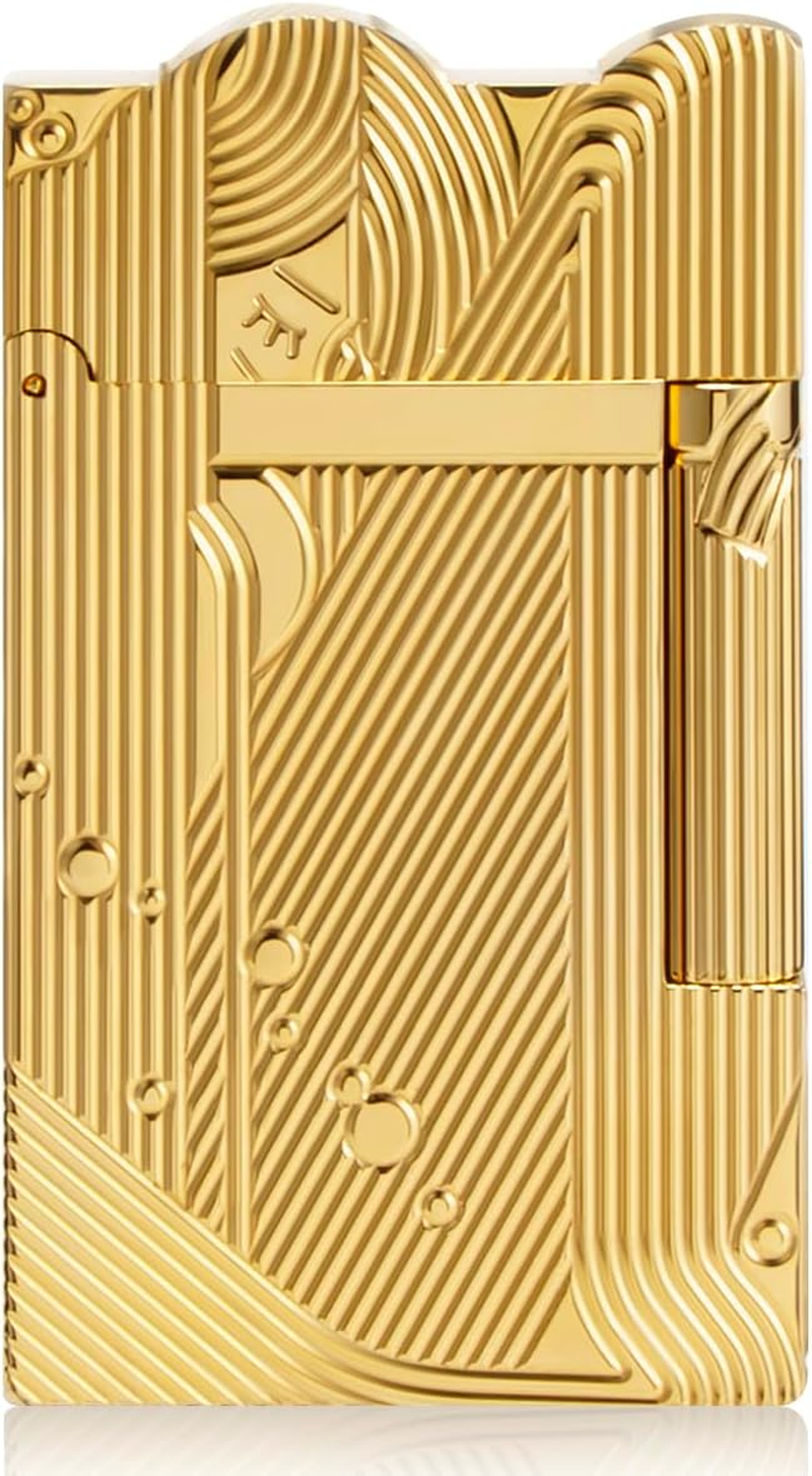Sanji Lighter, Soft Flame Gas Lighter, Made of Pure Brass, Sold without Gas