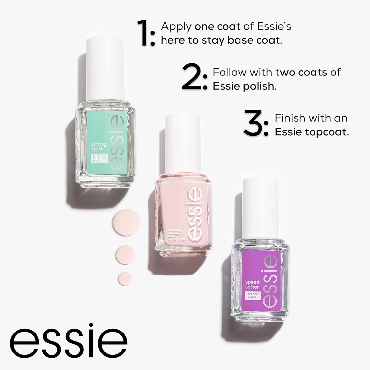 essie Original Nail Colour, pale pink opaque finish, 6 ballet slippers, 13.5 ml - Picture 8 of 14
