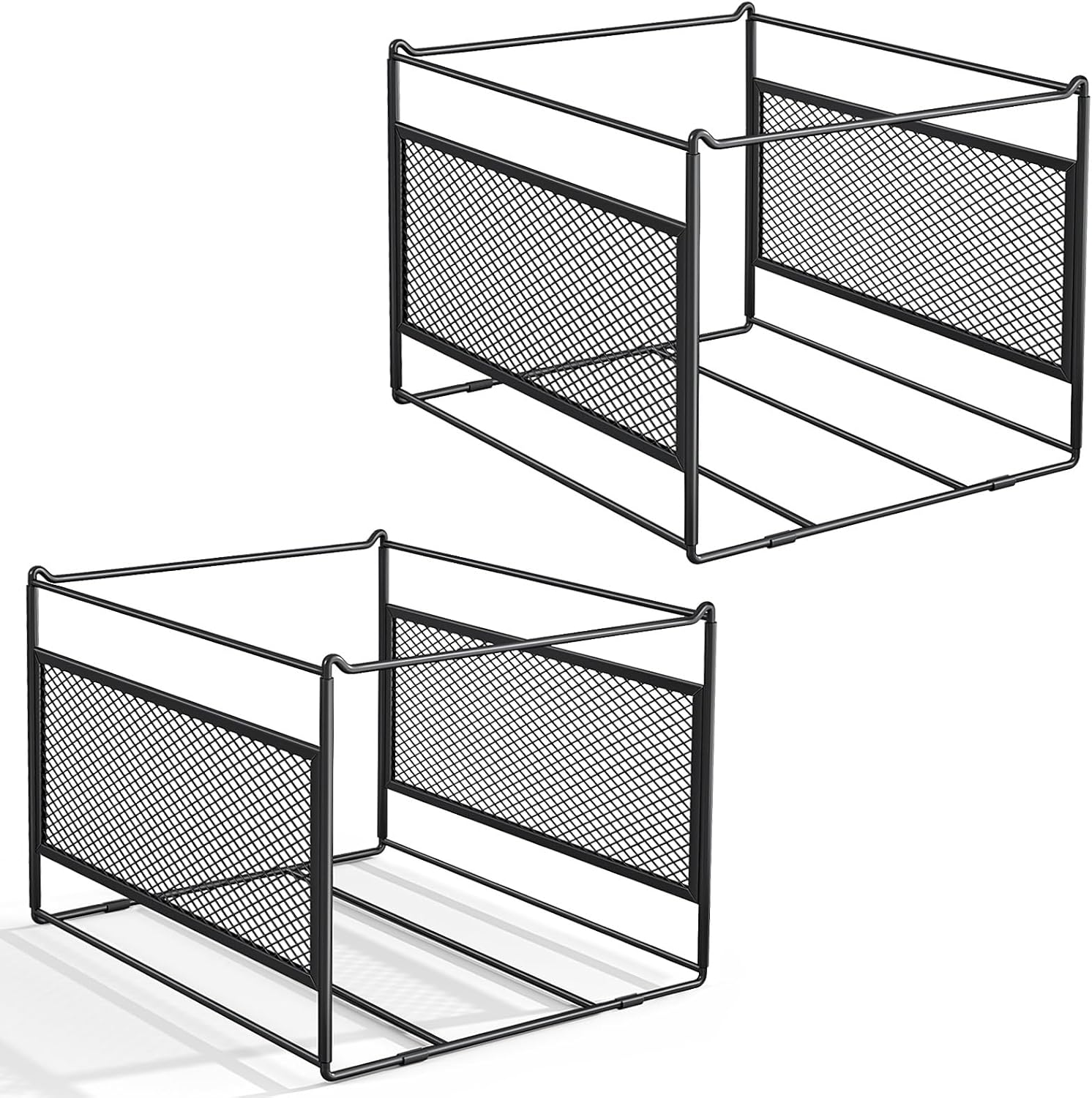 Hanging File Folder Frame for Legal and Letter Size,Hanging File Organizer Holder Rack Hanging Folder Rails for Filing Cabinet Desk Drawer,15.2