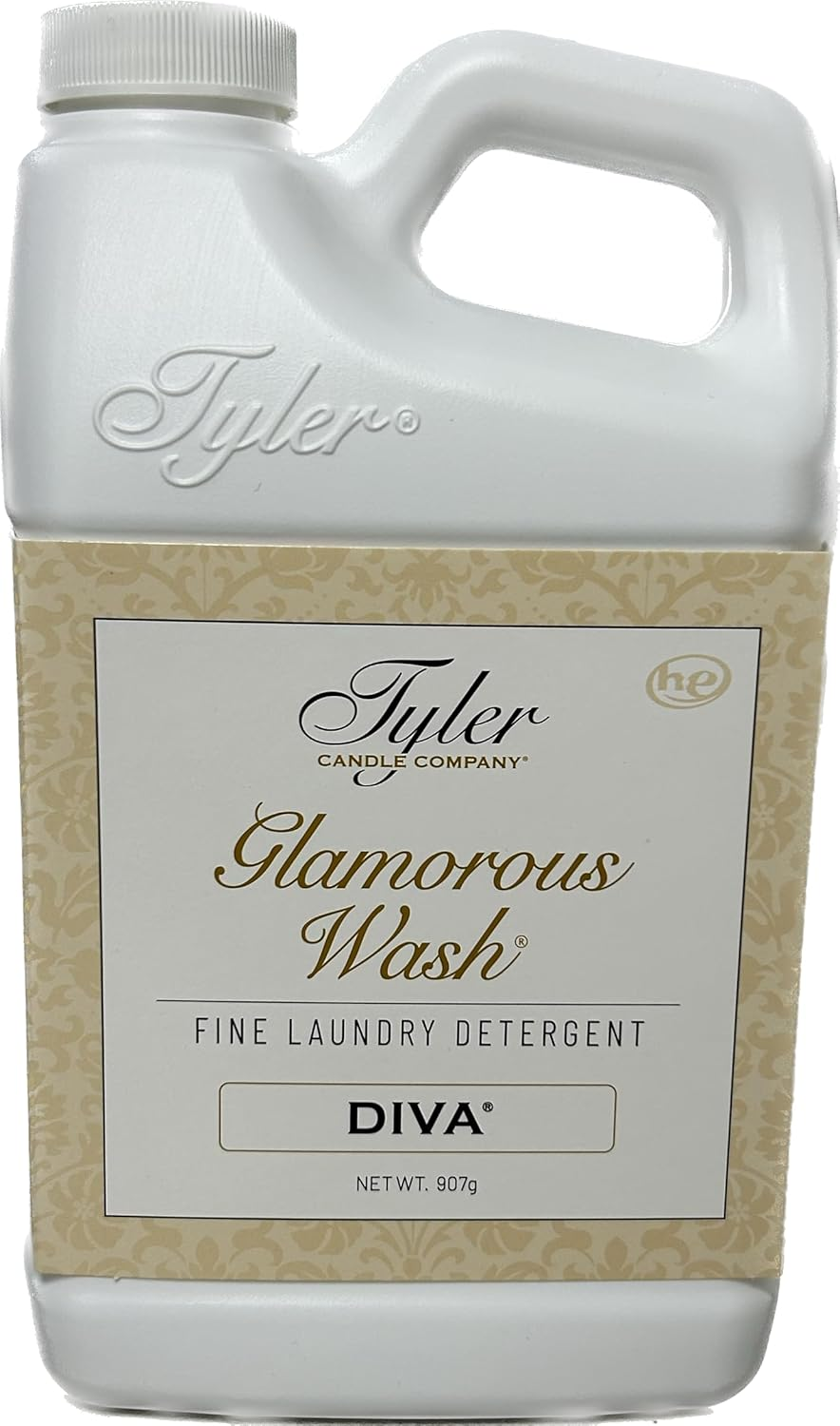 Tyler Glam Wash Laundry Detergent, Diva 907G, Liquid, 32 FL Oz (0.95L) HE Safe