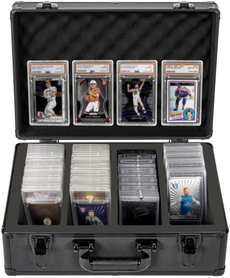 Aluminum Graded Card Storage Case for 150+ PSA BGS CSG SGC Card Slabs