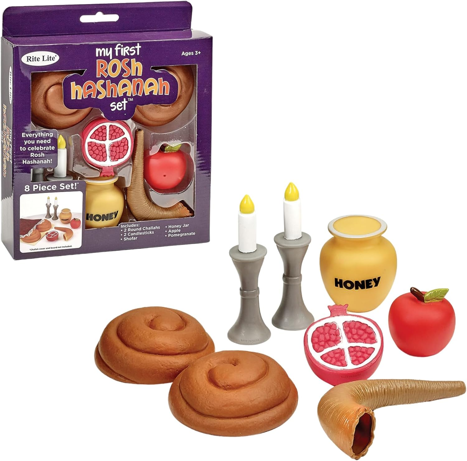 Rite Lite My First Rosh Hashanah Food Set- Learning Toy- Great Jewish/Judaica Gift - Jewish New Year