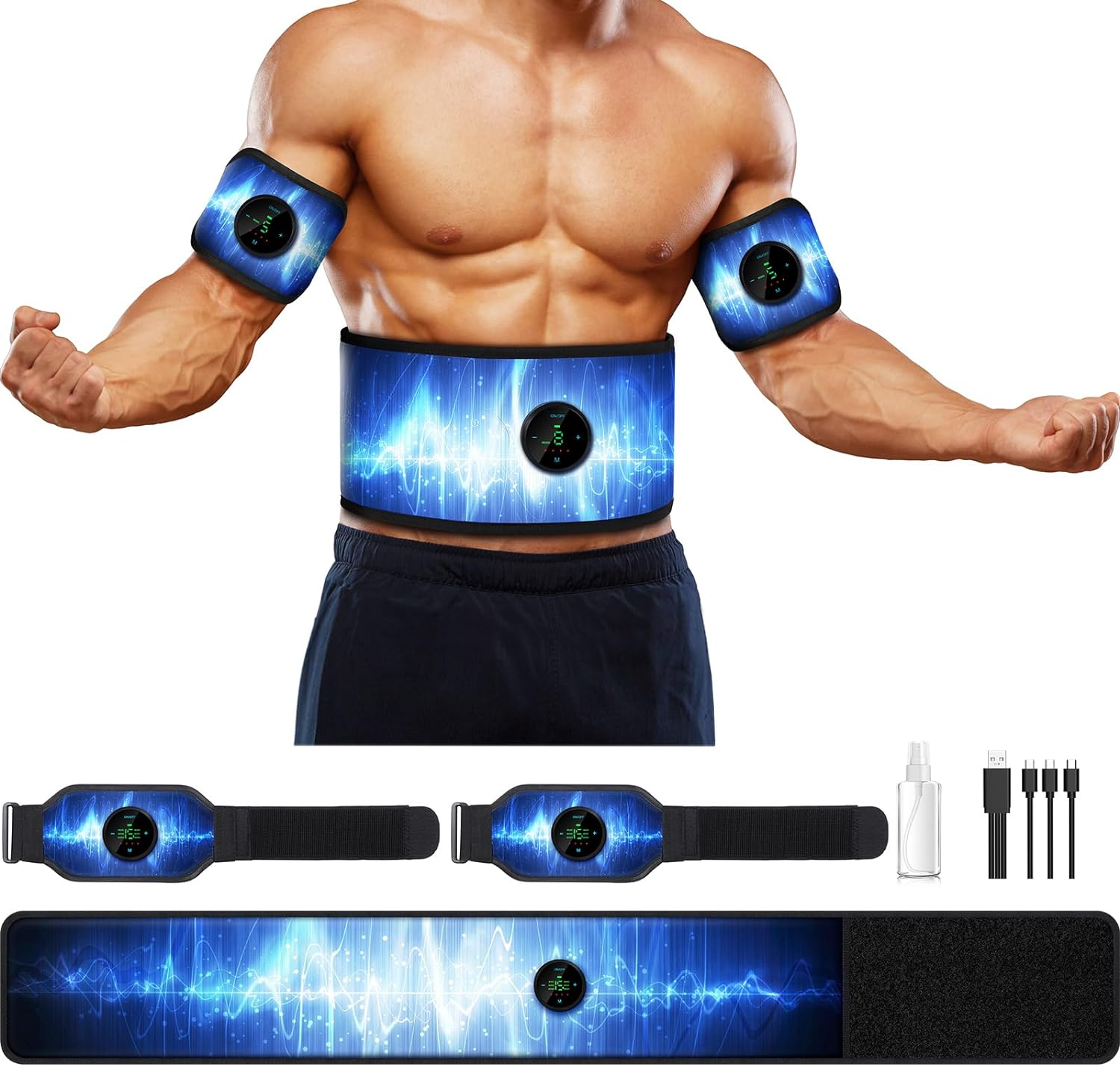 Estimulador ABS, equipo de entrenamiento muscular