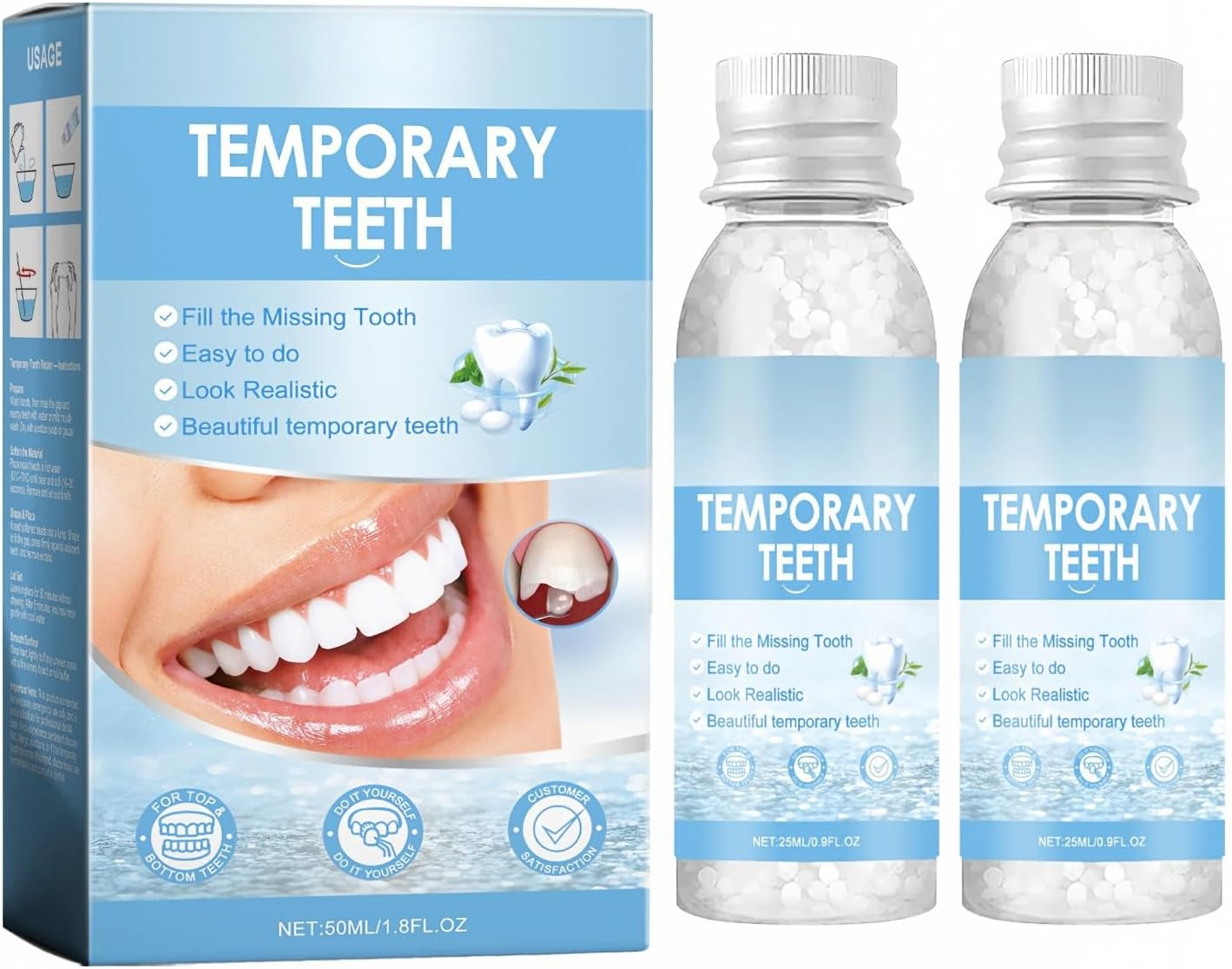 Temporary Tooth Filling Kit – 2PCS Tooth Filling Repair Kit