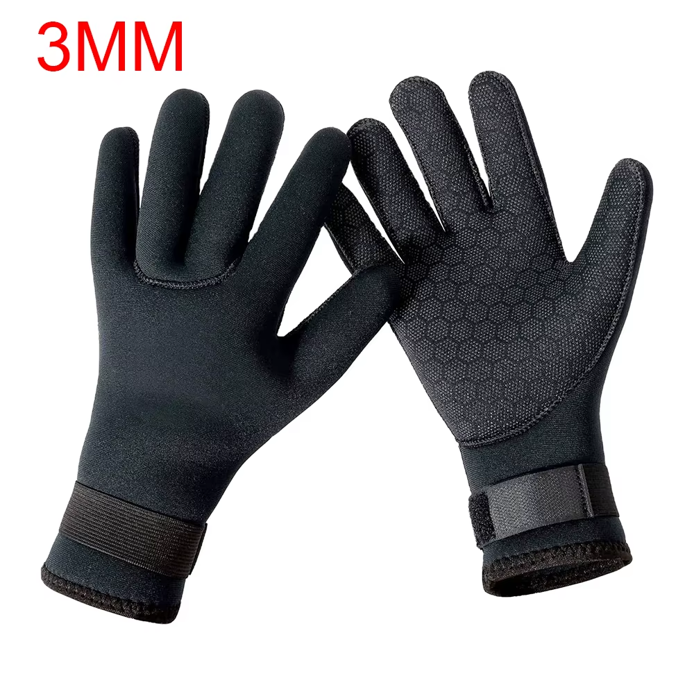 3Mm/5Mm Wetsuit Gloves Neoprene Diving Gloves Fishing Spearfishing Paddling Thermal Anti-Slip Surfing Gloves Diving Equipment