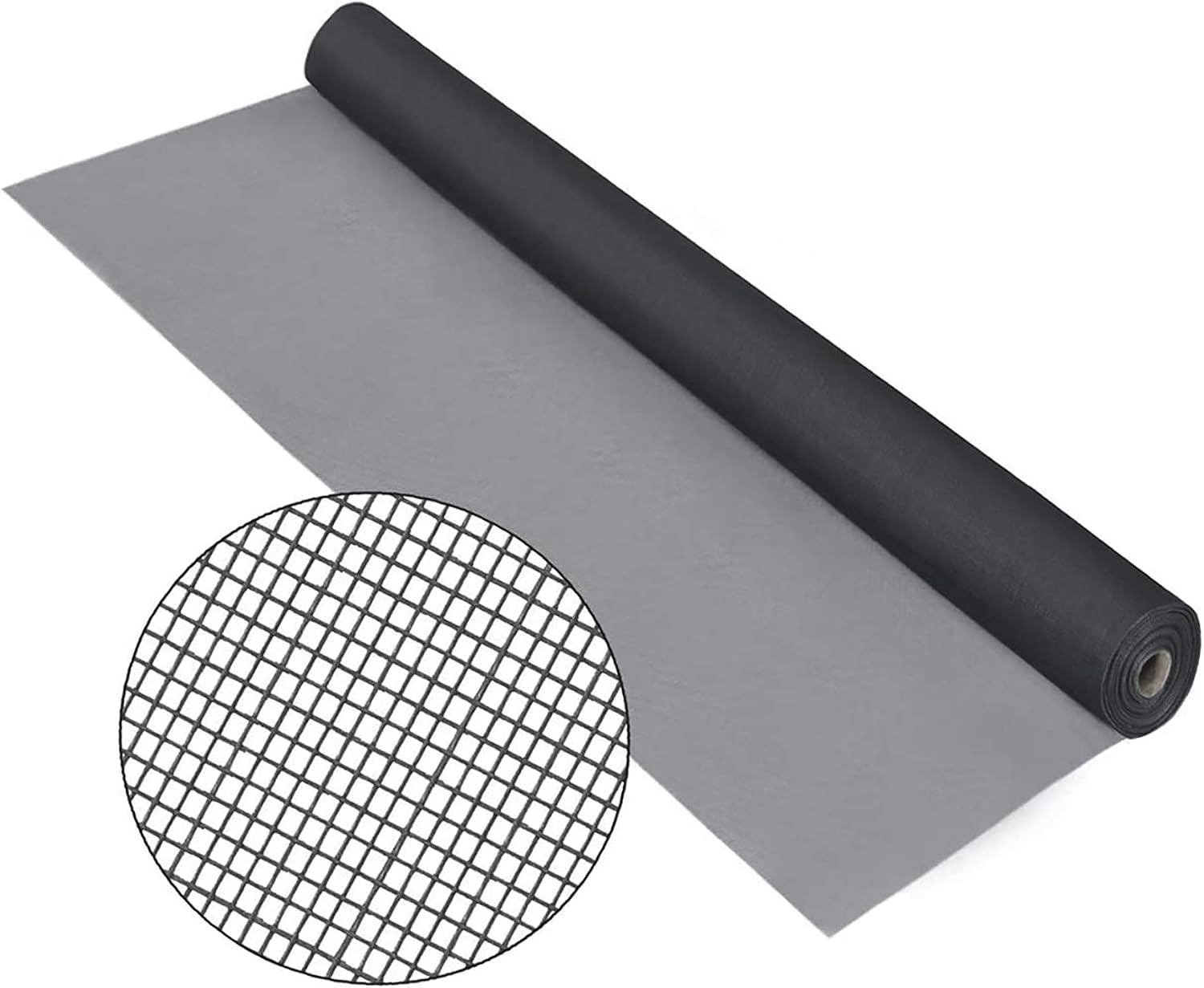 Fiberglass Window Screen Roll 96In X 100Ft DIY Custom Screens Replacement Mesh for Windows Doors Patio Screens Premium Pet Proof Screen Porch Screen for Outdoor Kitchens Tree Houses Pool Houses