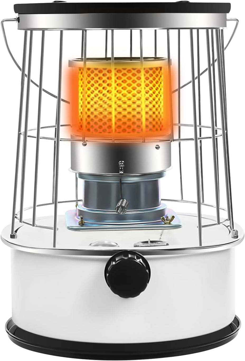Portable Kerosene Heater, 6L Camping Oil Paraffin Heater for 3-5 People, Kerosene Stove for Heating Area of up to 10-20M² for Indoor/Outdoor Lasts about 18 Hours, 32X45Cm