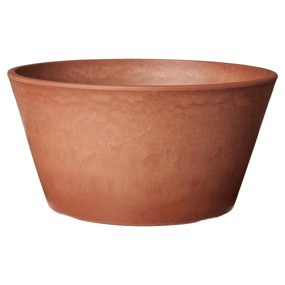 Sleek 10 In. X 5 In. Terra Cotta PSW Bulb Pan Pot
