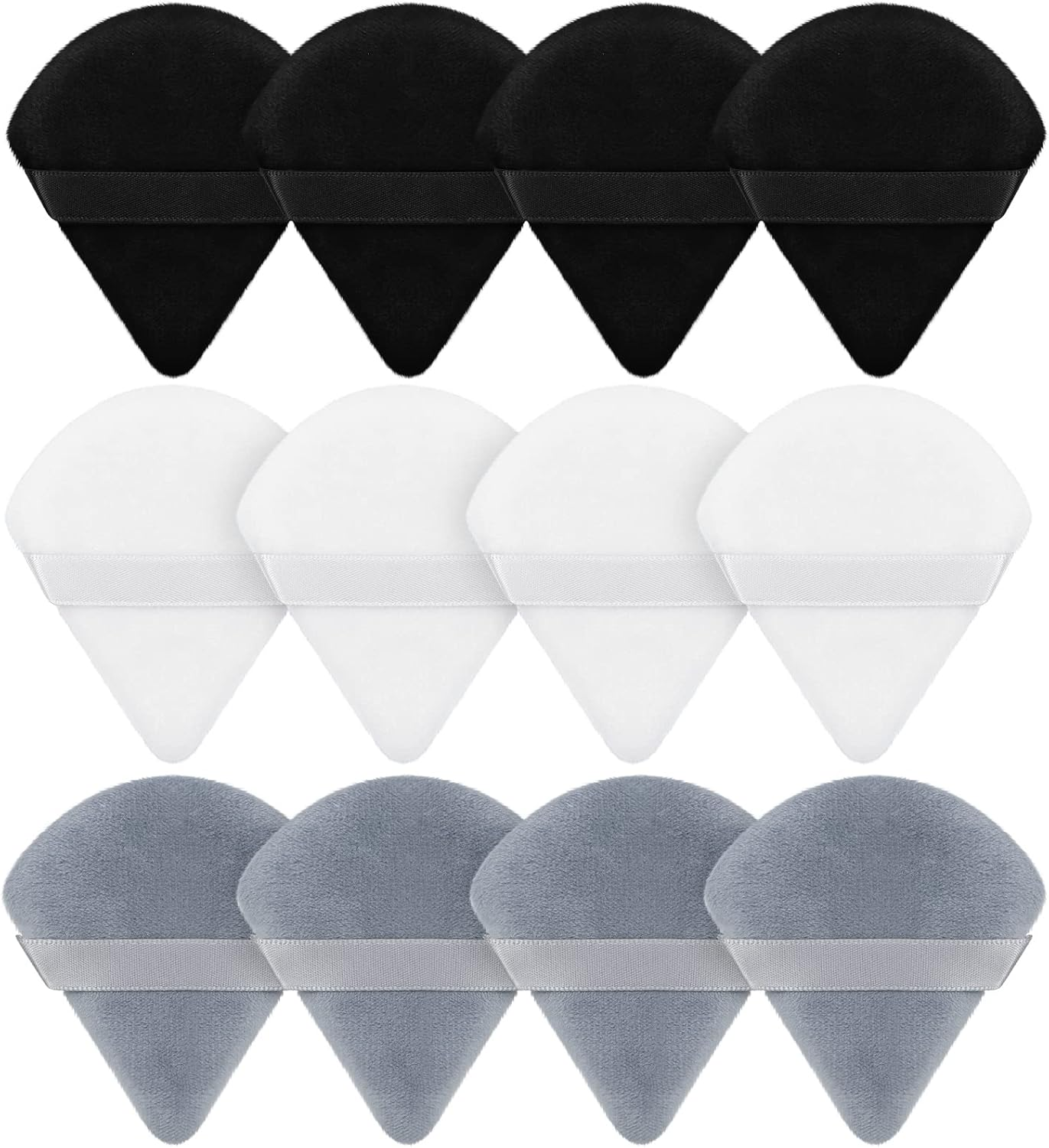Maitys 12-Piece Triangle Powder Puff Set for Face Makeup - Soft, Washable, Re... - Picture 11 of 23