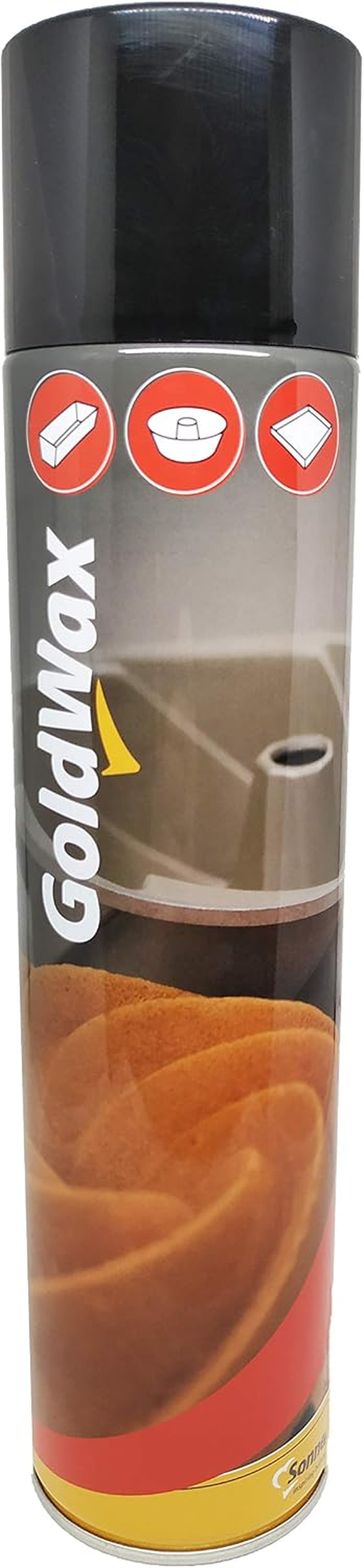 Goldwax Non-Stick Baking Spray 600Ml, Cake Release Agent for Bakeries | Vegetable Oil & Wax Release Spray for Tins and Trays - for Bread, Pastries, Frozen Dough & High-Sugar Confectionery