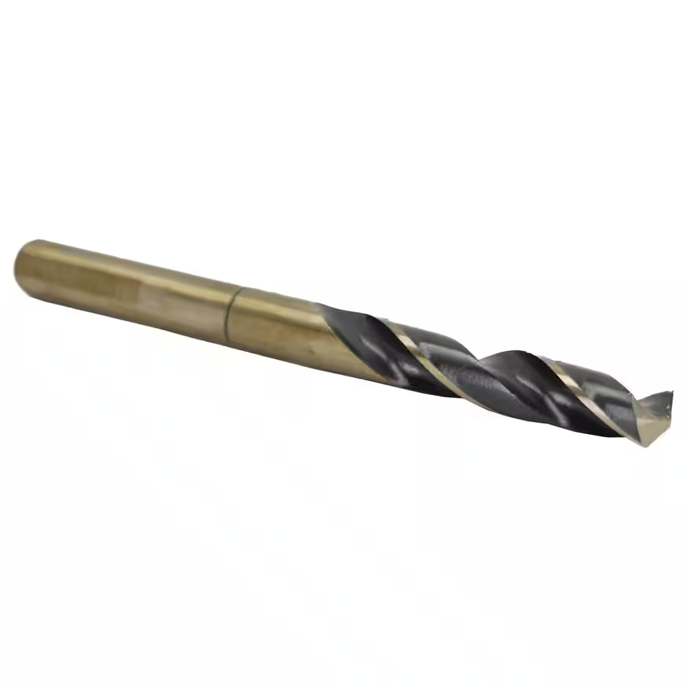 41/64 In. High Speed Steel Twist Black and Gold Reduced Shank Drill Bit with 1/2 In. Shank