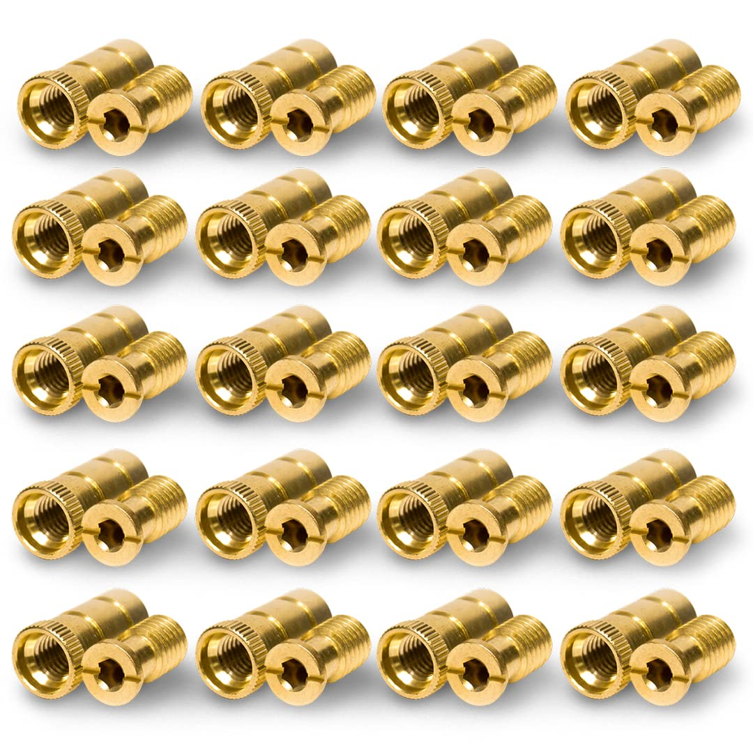 Brass Pool Cover Anchors, 20 Pack Fits 3/4" Concrete & Paver Deck