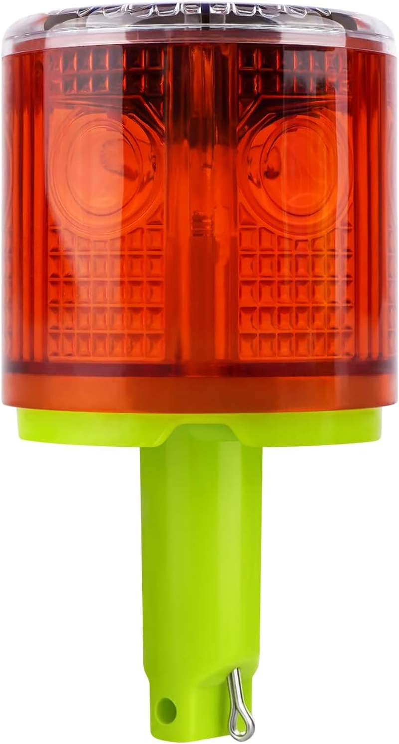 Super Bright 360° Solar Strobe Warning Light - Waterproof & Durable