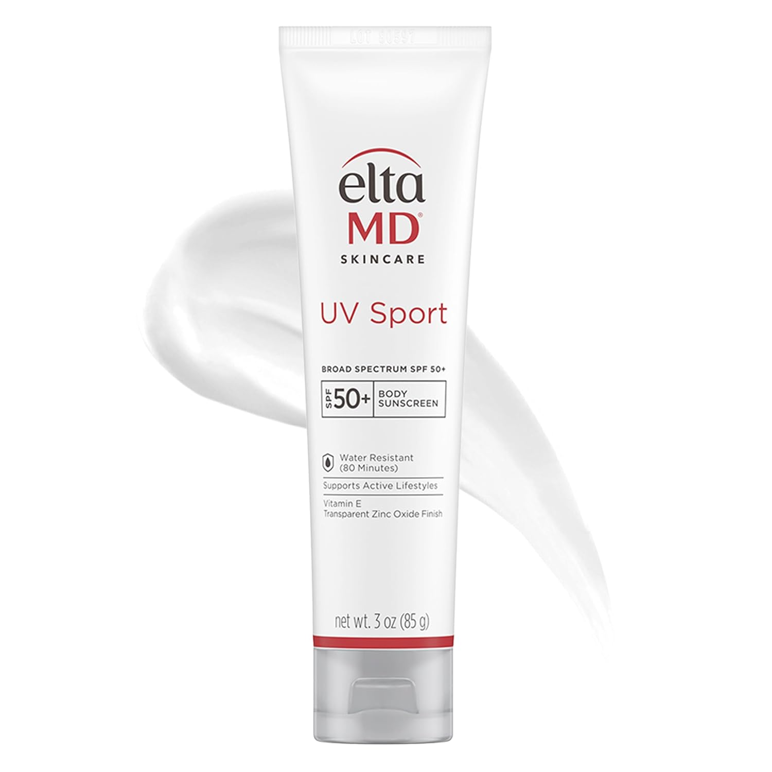 Eltamd UV Sport Sunscreen Lotion, SPF 50 Body Sunscreen, Water and Sweat Resistant, Oil-Free, Zinc Oxide Formula