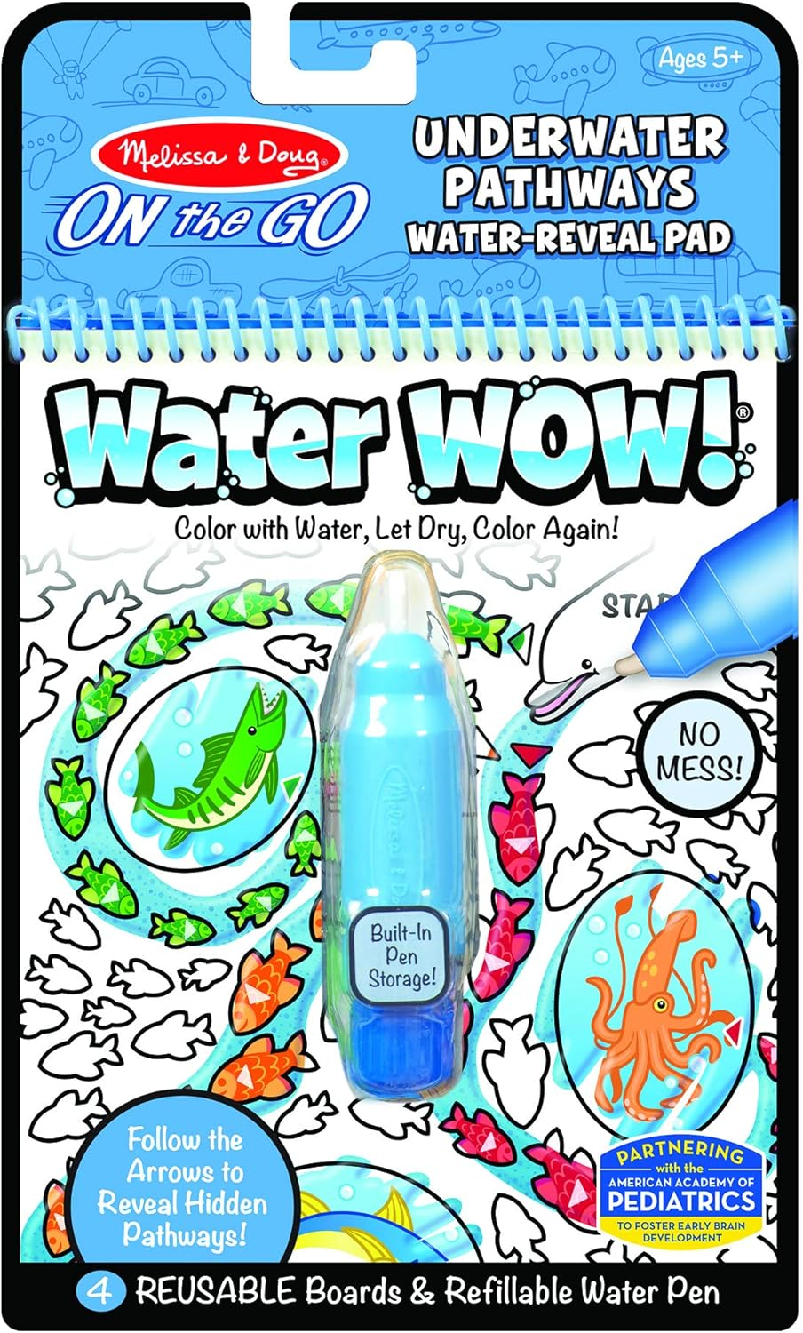 Melissa and Doug 19445 Water Wow Under the Sea Water Reveal Pad - Picture 19 of 24