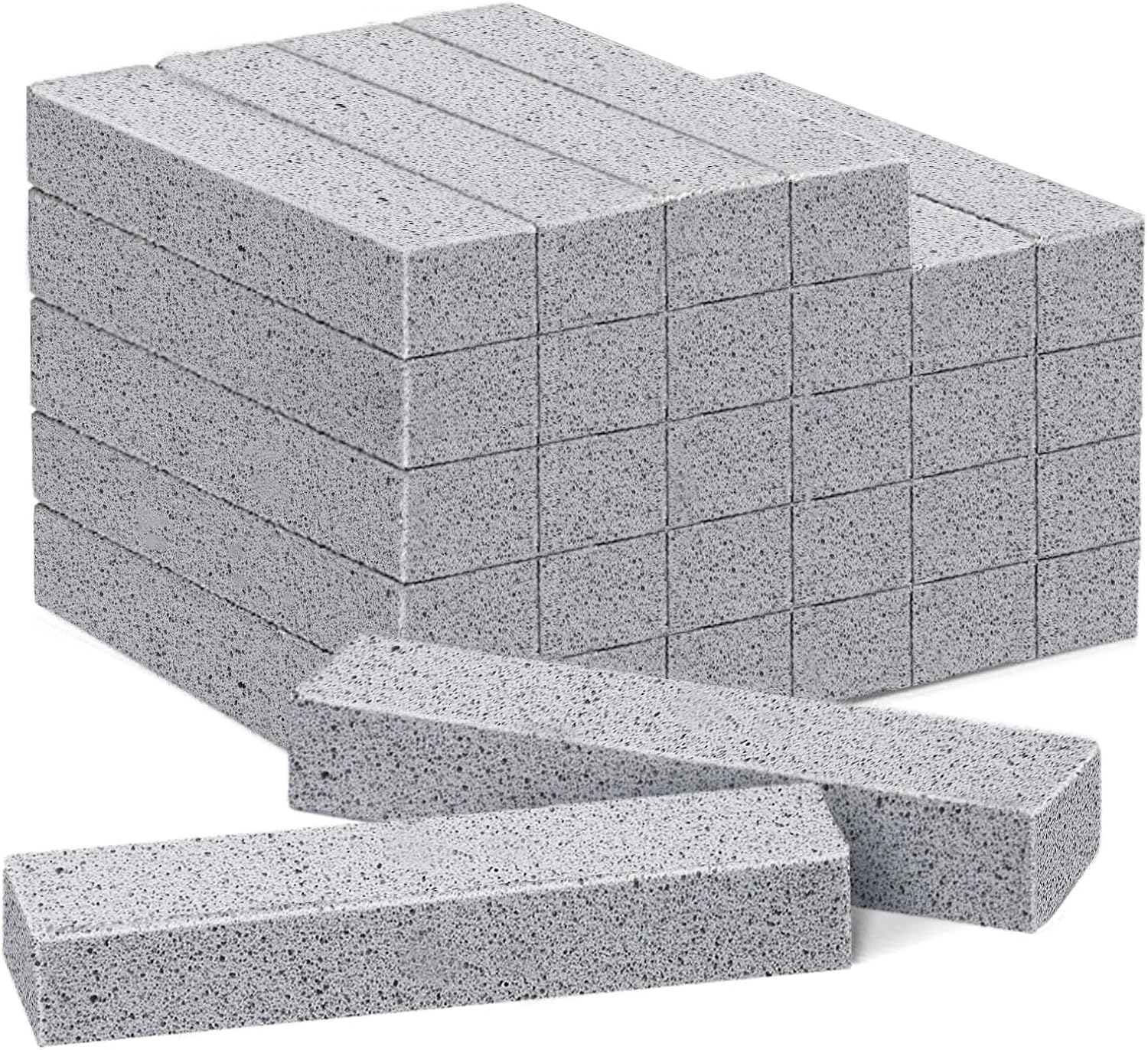 30 Pack Pumice Stone for Toilet Bowl Cleaning, Toilet Pumice Stones for Cleaning Toilets, Bathtubs, Grills, Swimming Pools, Sinks